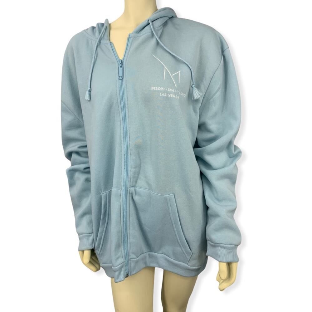 M Resort Las Vegas resort hotel casino zip up hoodie jacket lightweight 2XL NWOT
